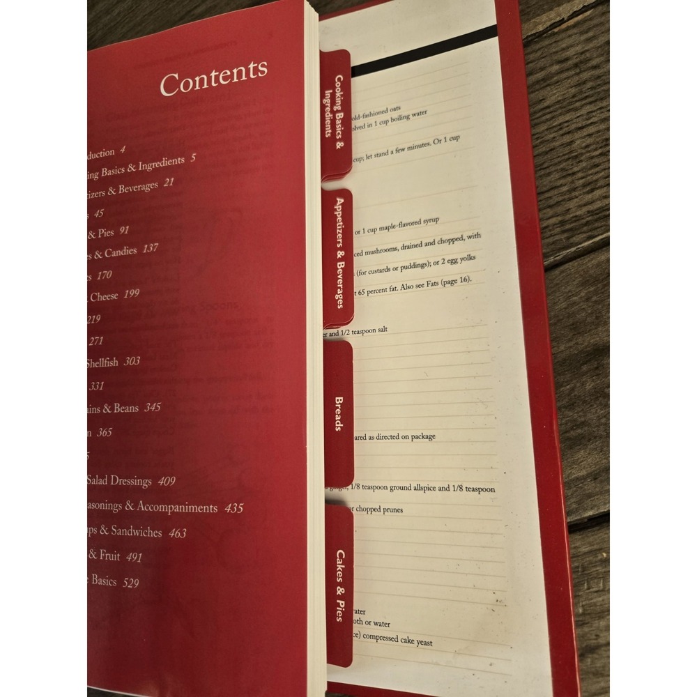 Vintage 2000 Betty Crocker Big Red Cookbook Recipes 5 Ring Binder READ - Picture 12 of 13